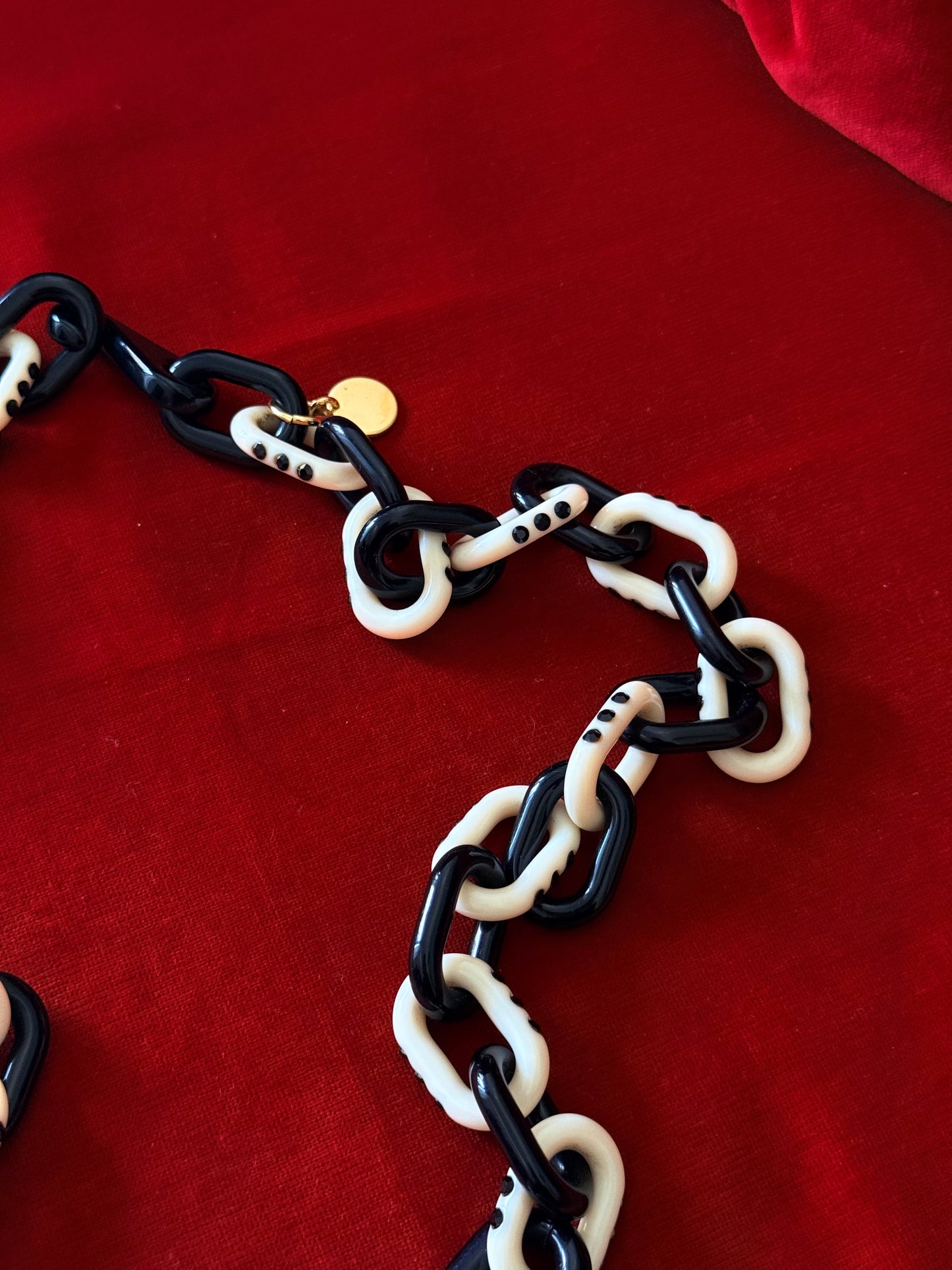 Prada collana a catena in resina