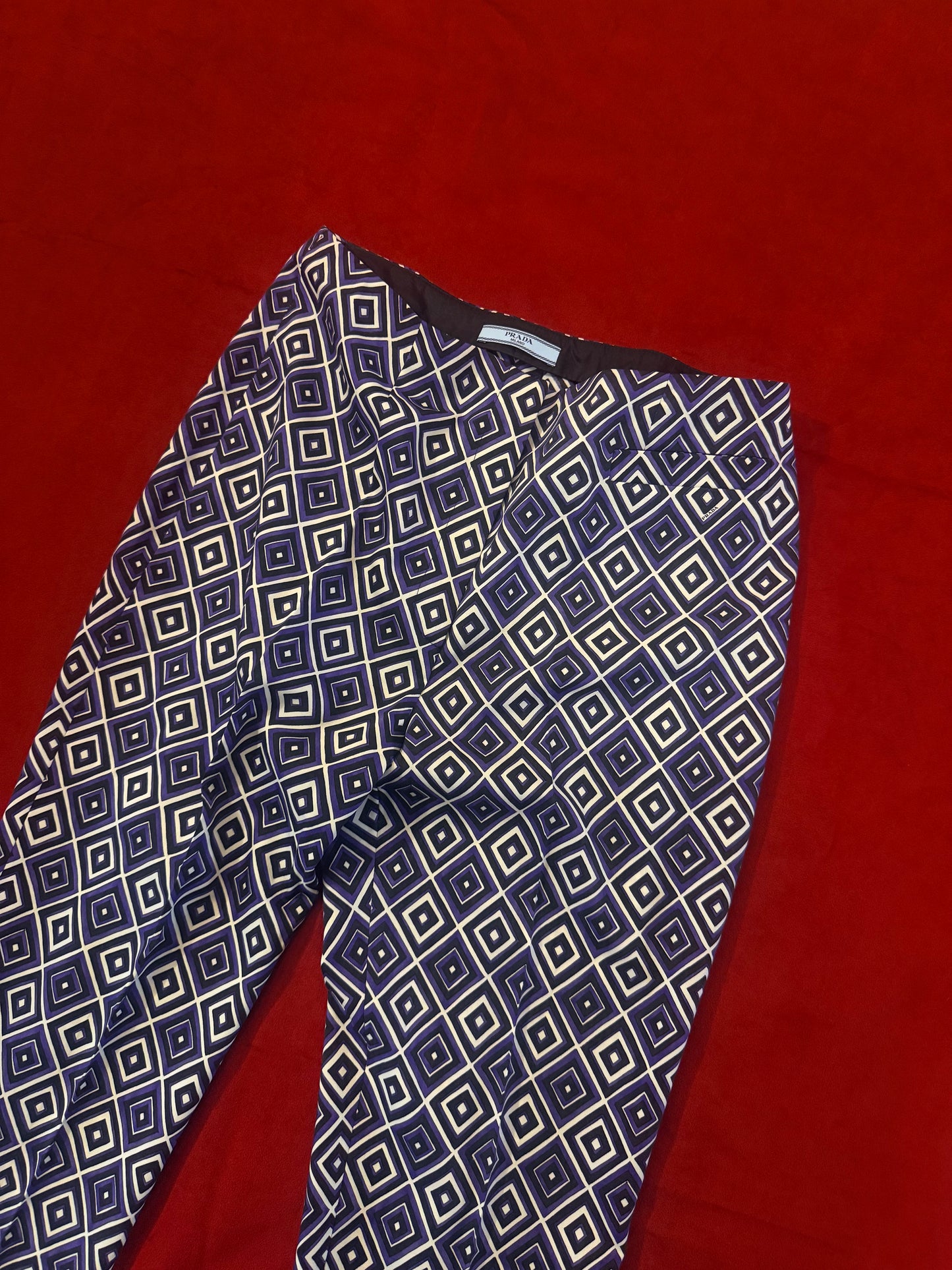 Prada pantaloni a rombi A/I 2012