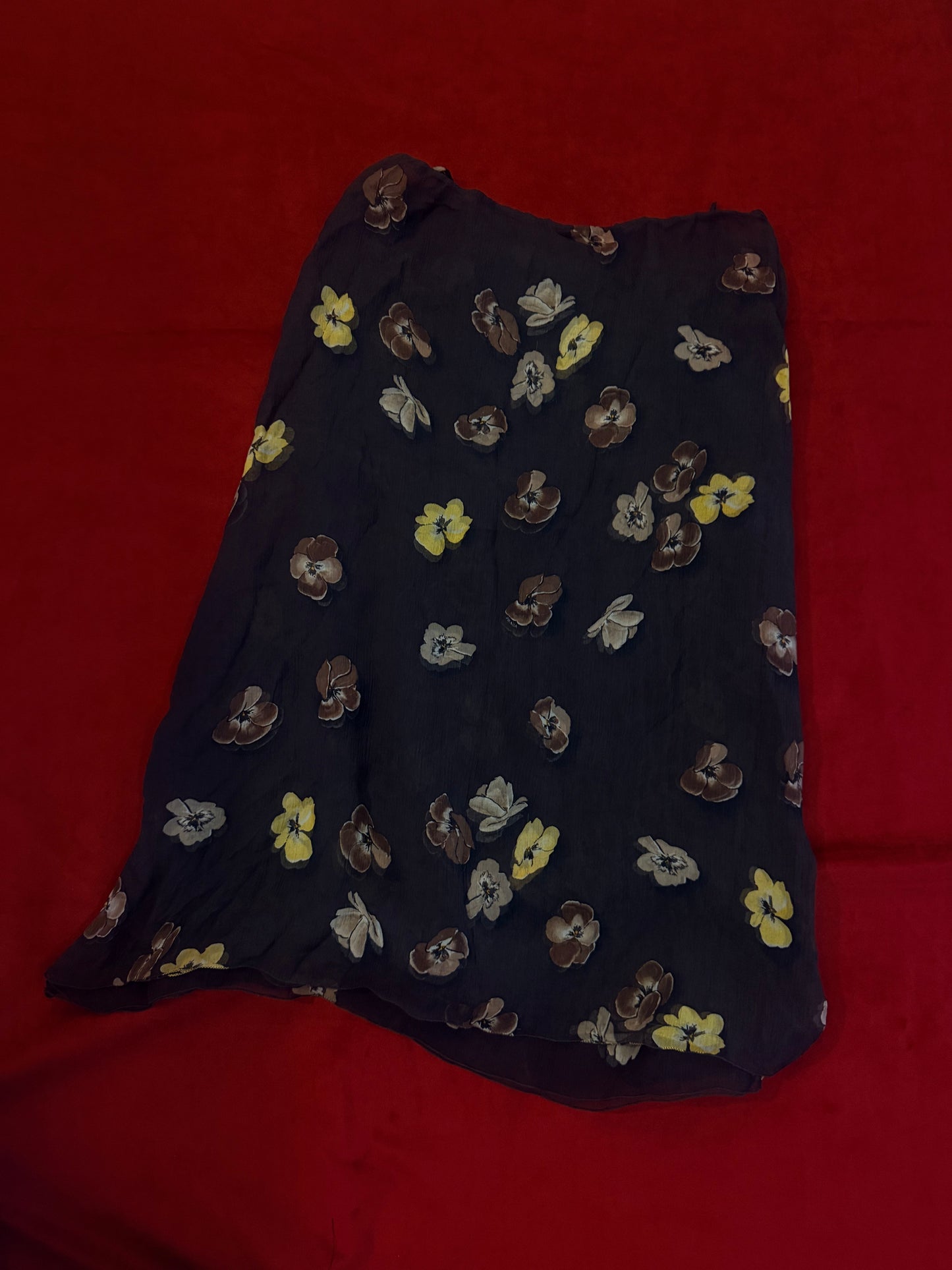 Prada gonna stampa fiori A/I 2000