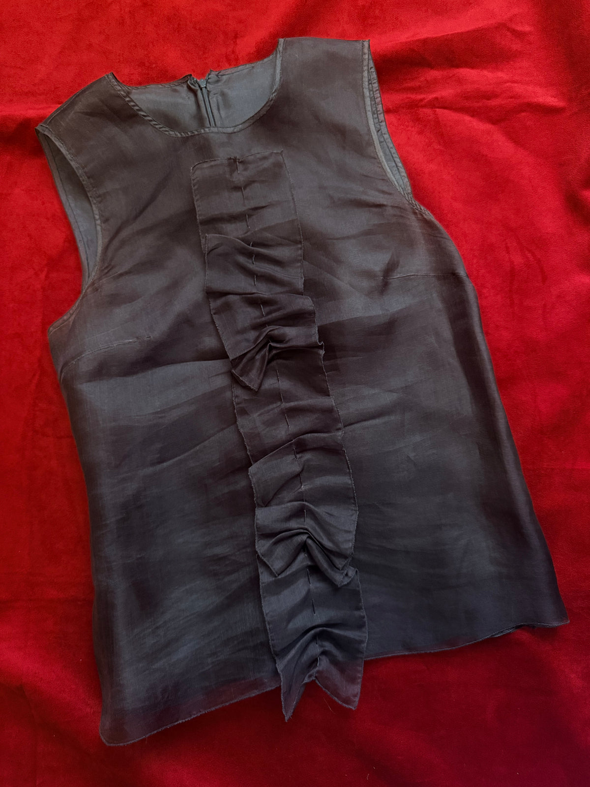 Prada ss2002 silk top