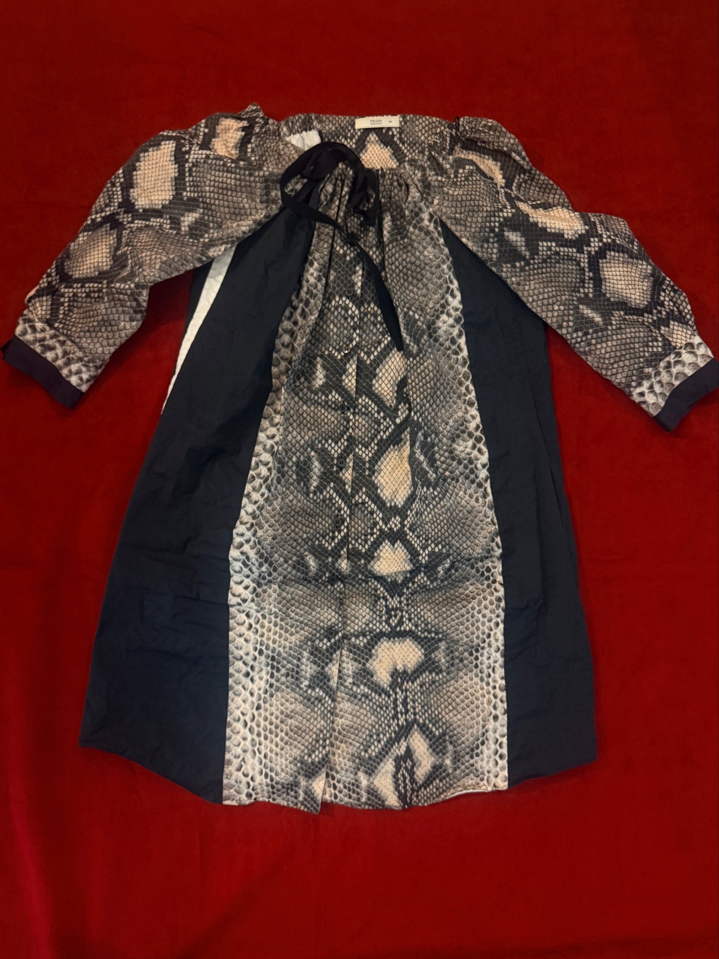 Prada soprabito stampa pitone P/E 2009