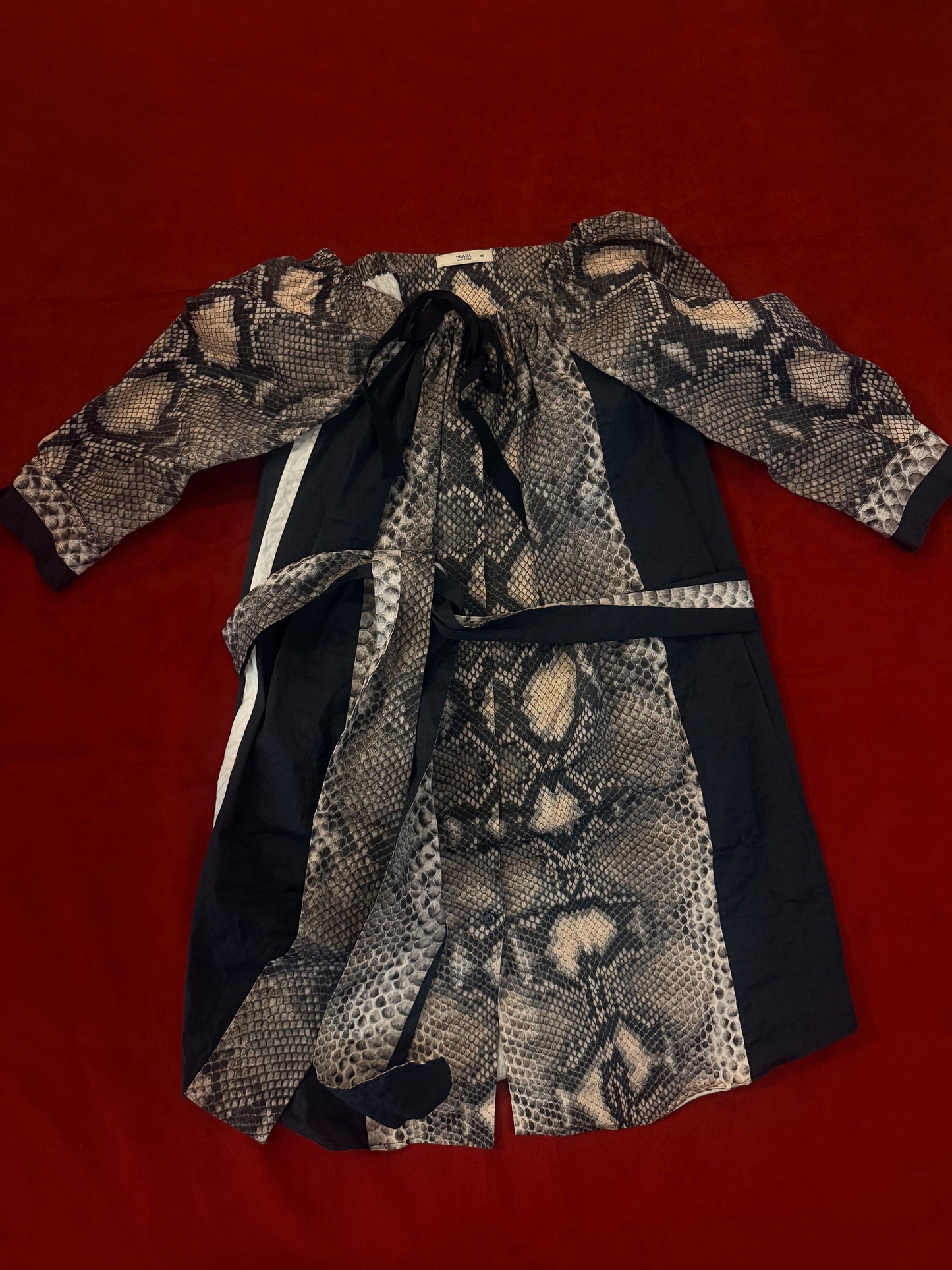 Prada soprabito stampa pitone P/E 2009