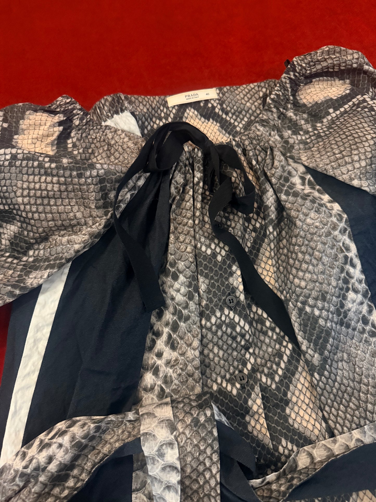 Prada soprabito stampa pitone P/E 2009