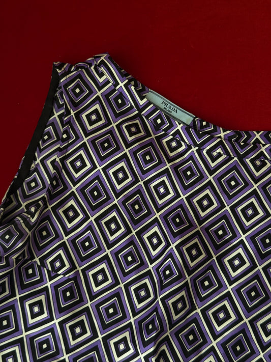 Prada top geometrico A/I 2012