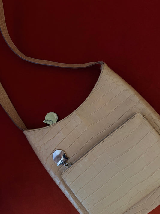 Salvatore Ferragamo borsa stampa coccodrillo