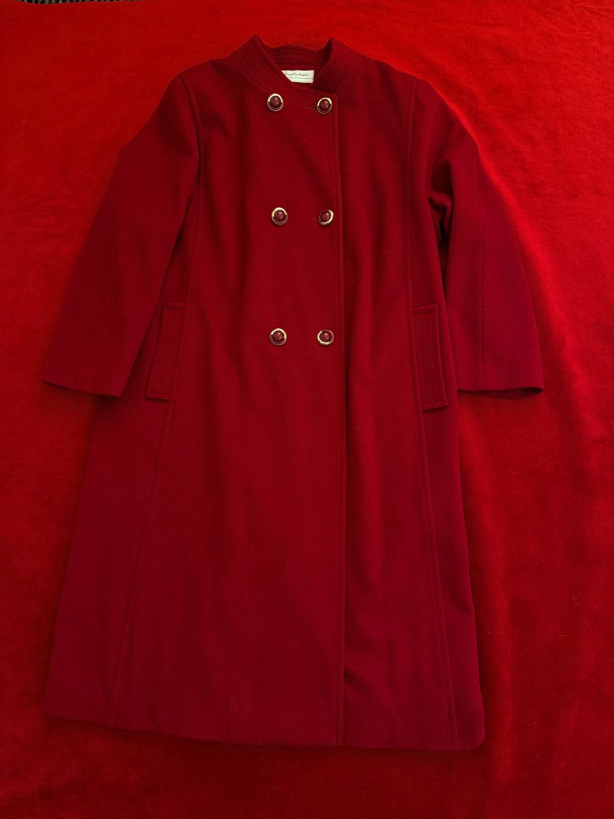 Vintage french cachemire coat