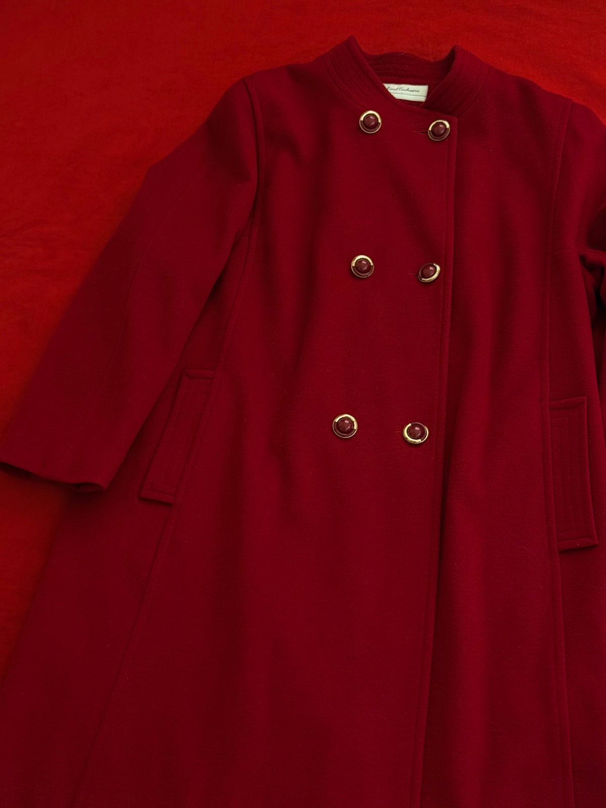 Vintage french cachemire coat 1