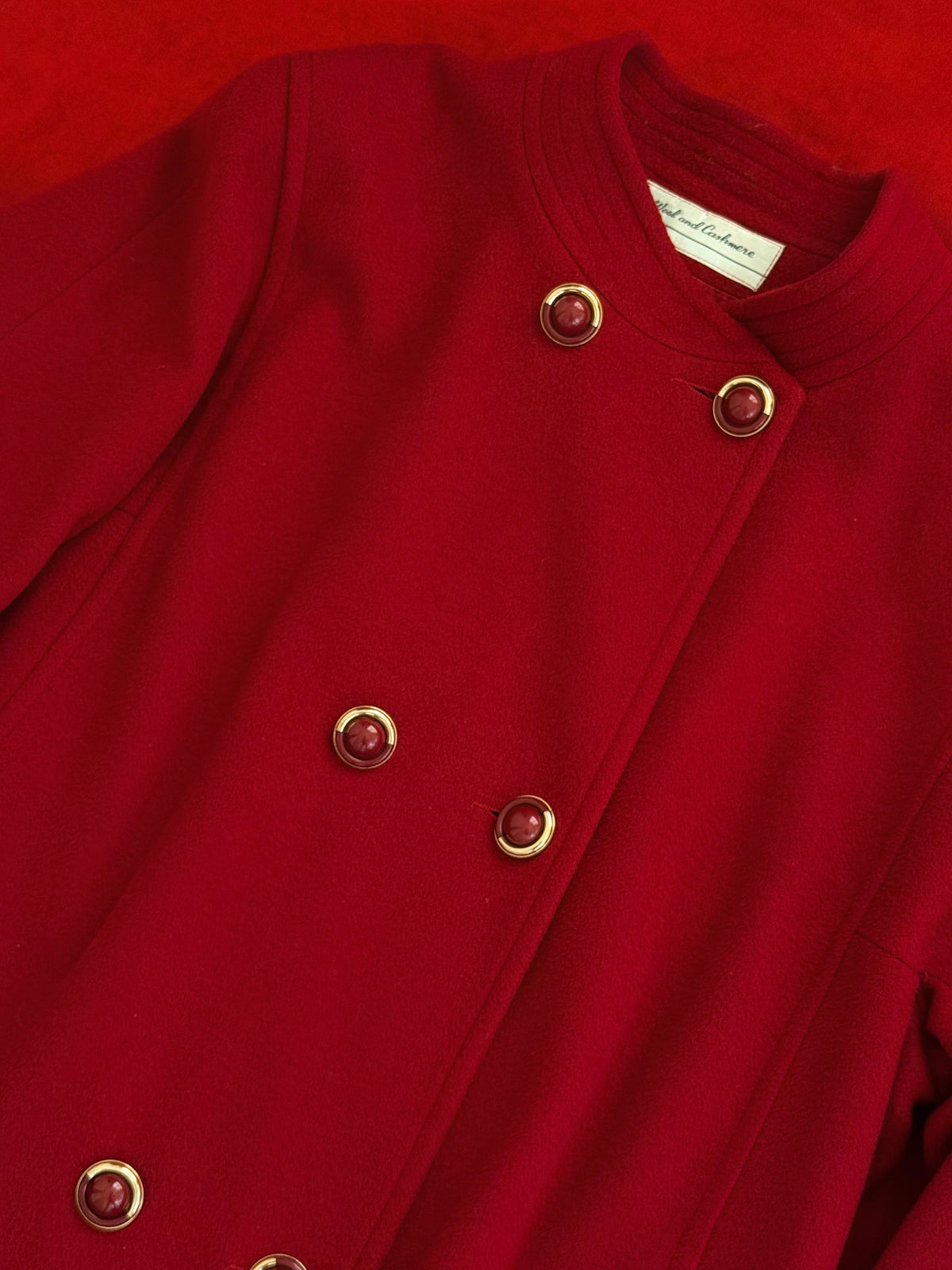 Vintage french cachemire coat 2