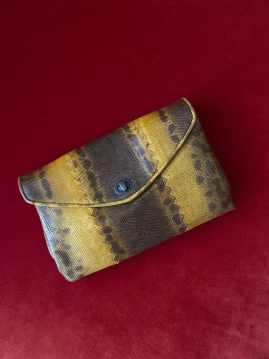Bottega Veneta clutch in rettile