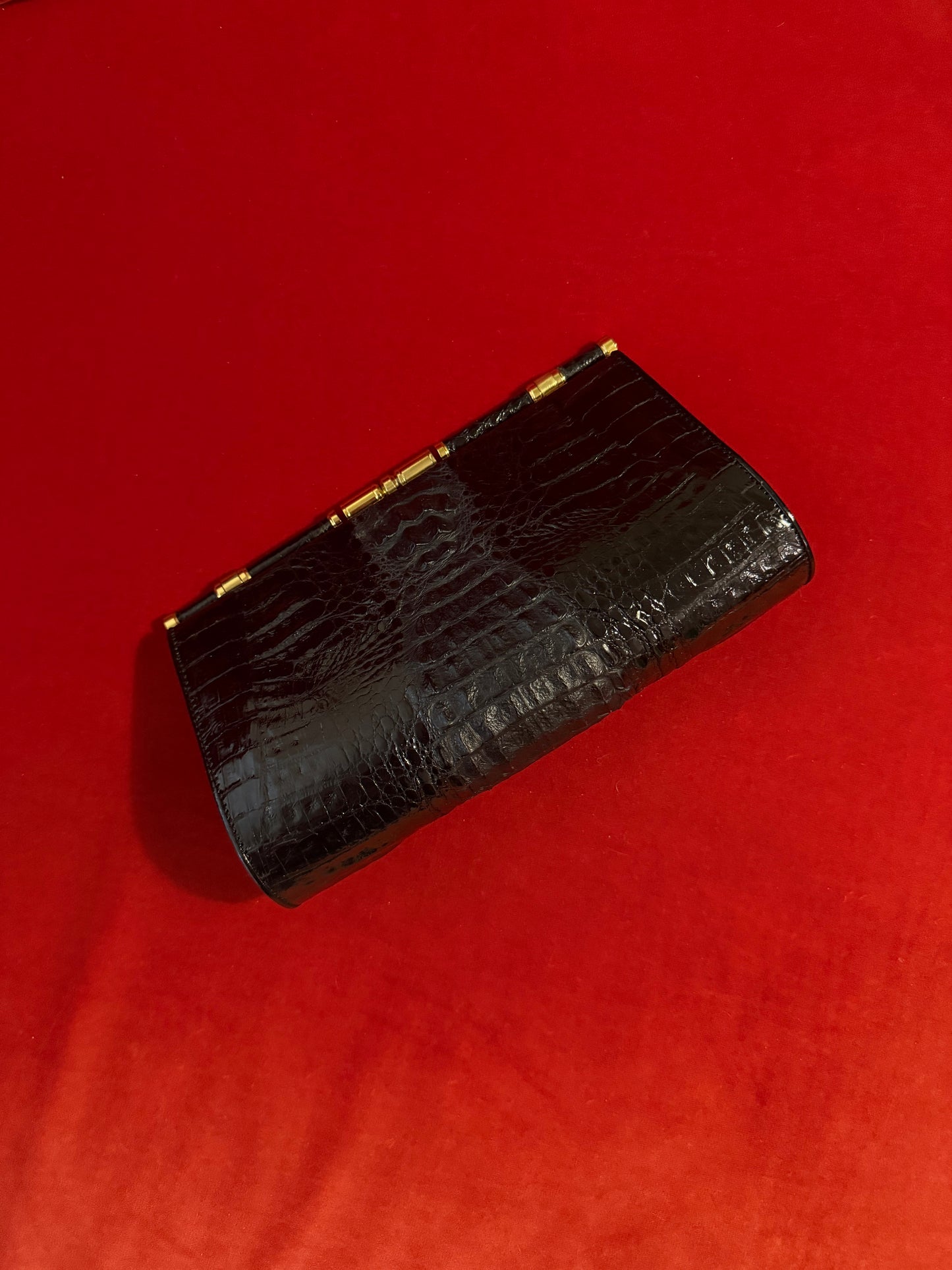 Pochette in coccodrillo vintage