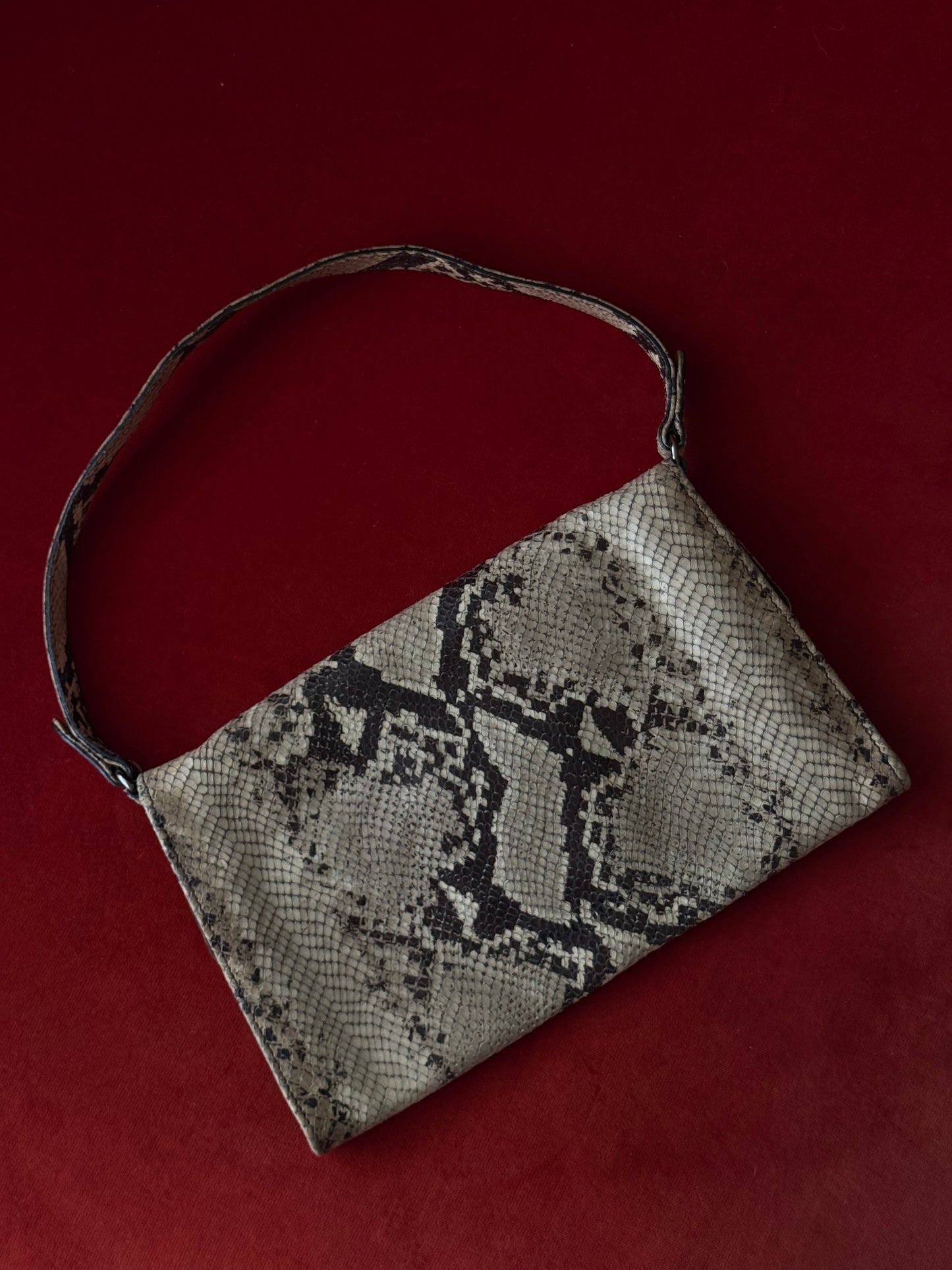 Miu Miu borsa in pitone e metallo A/I 2004