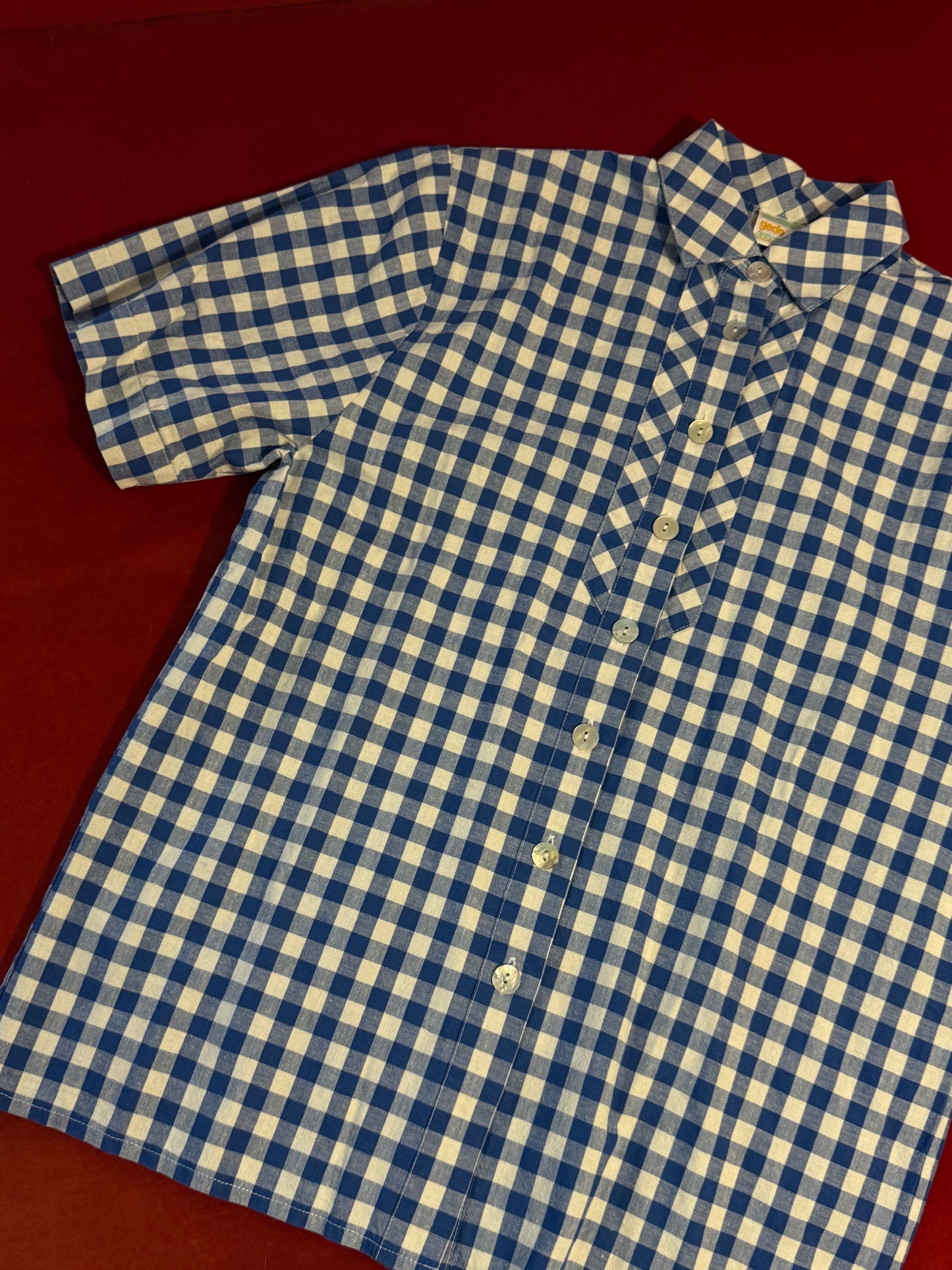 Camicia vintage a quadretti vichy