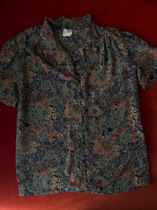 Vintage floral print shirt