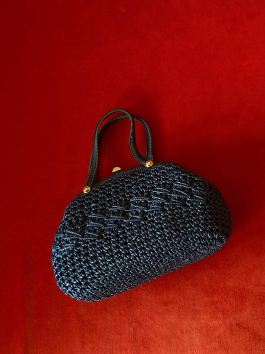 Vintage Raffia Bag