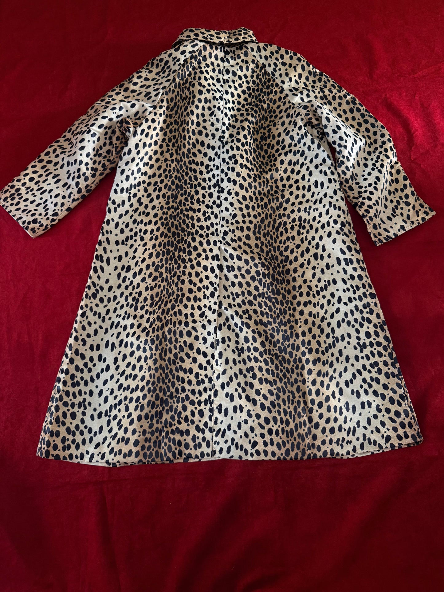 Trench vintage francese leopardato